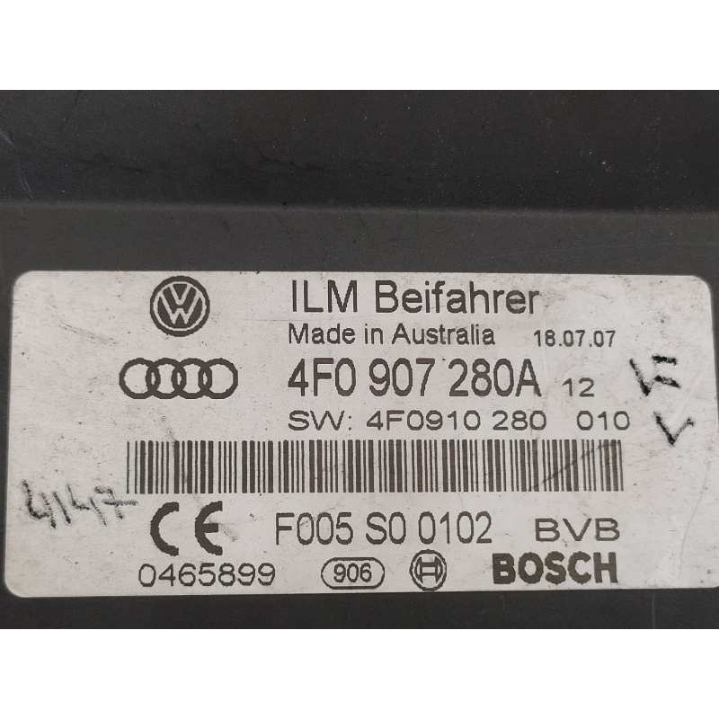 Recambio de modulo electronico para audi a6 berlina (4f2) 3.0 tdi quattro (171kw) referencia OEM IAM 4F0907280A 4F0910280 