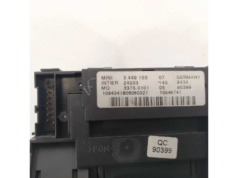 Recambio de conmutador de arranque para mini mini (r56) cooper s referencia OEM IAM 3449103  