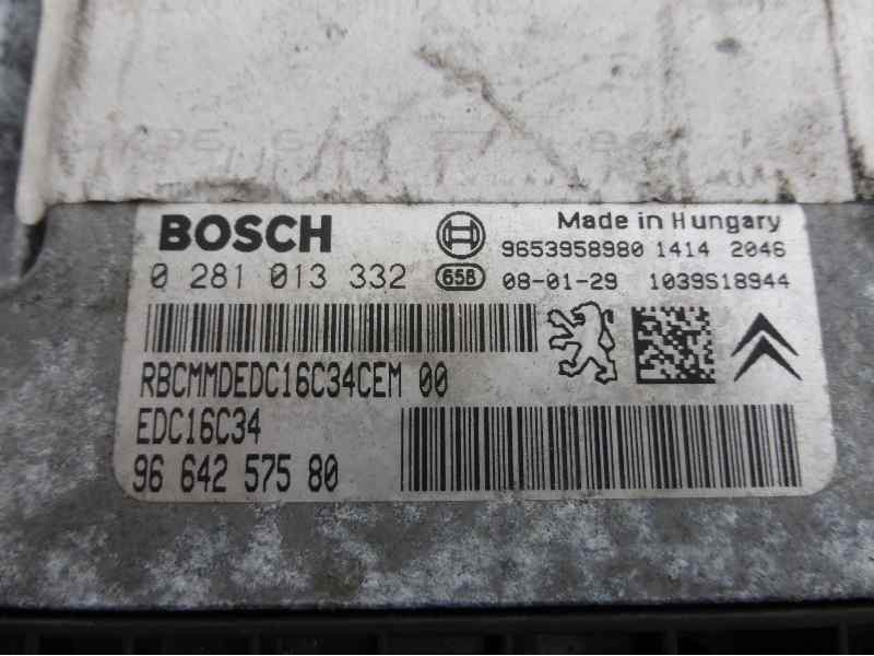 Recambio de centralita motor uce para citroën c4 berlina sx referencia OEM IAM 9664257580 0281013332 EDC16C34