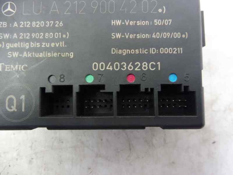 Recambio de modulo confort para mercedes-benz clase c (w204) lim. c 220 cdi blueefficiency (204.002) referencia OEM IAM A2129004