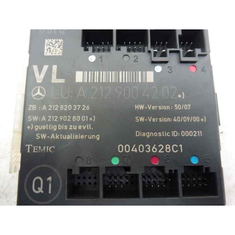 Recambio de modulo confort para mercedes-benz clase c (w204) lim. c 220 cdi blueefficiency (204.002) referencia OEM IAM A2129004