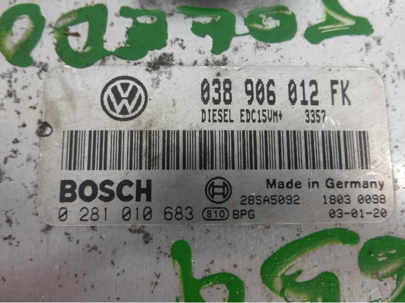 Recambio de centralita motor uce para seat toledo (1m2) signo referencia OEM IAM 038906012FK 0281010683 