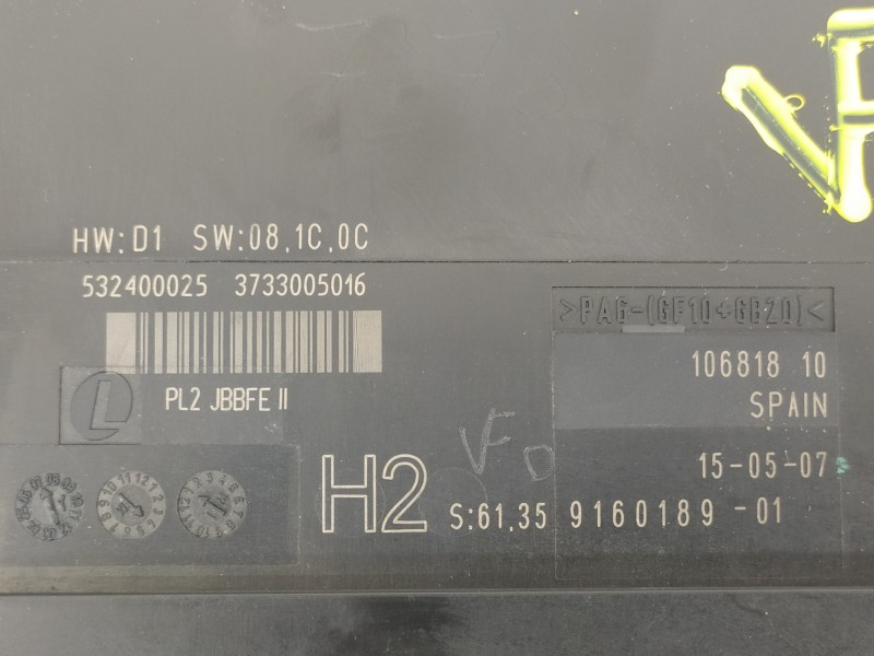 Recambio de modulo electronico para bmw serie 1 berlina (e81/e87) 118d referencia OEM IAM 61359160189 532400025 3733005016