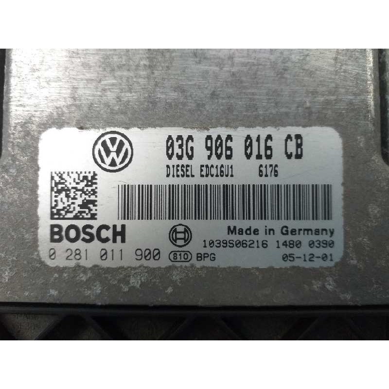 Recambio de centralita motor uce para volkswagen golf v berlina (1k1) sportline referencia OEM IAM 03G906016CB 0281011900 