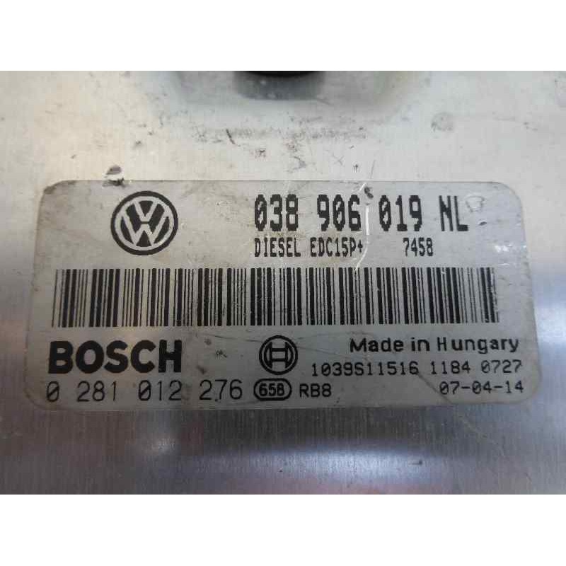 Recambio de centralita motor uce para seat ibiza (6l1) 1.9 tdi referencia OEM IAM 038906019NL 0281012276 EDC15P+