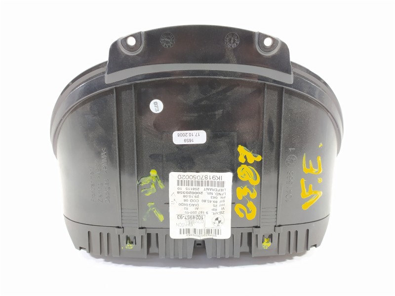 Recambio de cuadro instrumentos para bmw serie 1 coupe (e82) 123d referencia OEM IAM 918705002 1041568 