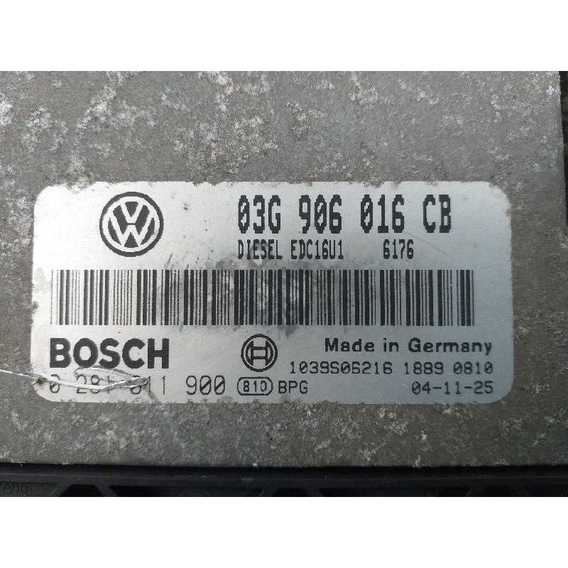 Recambio de centralita motor uce para volkswagen golf v berlina (1k1) sportline referencia OEM IAM 03G906016CB 0281011900 