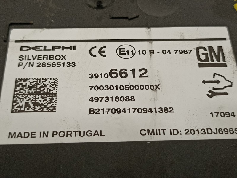 Recambio de sistema audio / radio cd para opel insignia grand sport business referencia OEM IAM 39106612  