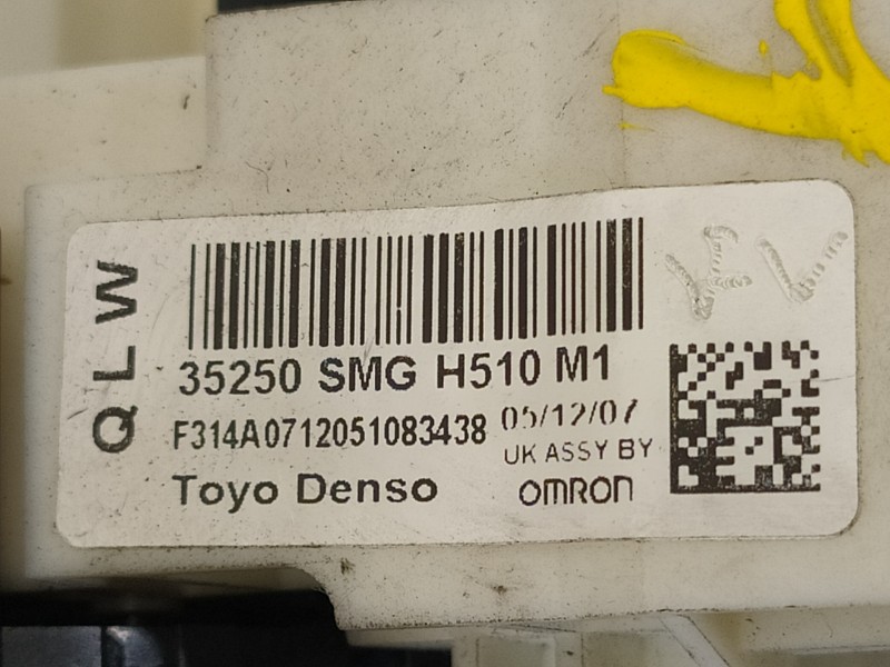 Recambio de mando luces para honda civic berlina 5 (fk) 1.8 executive referencia OEM IAM 35250smgh510m1  