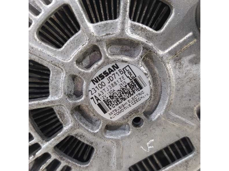 Recambio de alternador para nissan qashqai (j10) tekna sport referencia OEM IAM 23100JD71B A3TJ3881ZE 