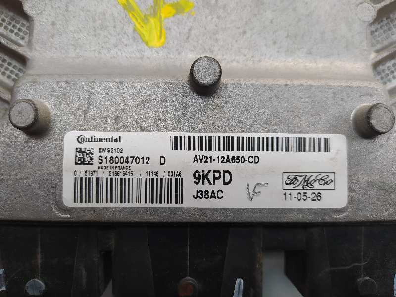 Recambio de centralita motor uce para ford fiesta (cb1) trend referencia OEM IAM AV2112A650CD S180047012 