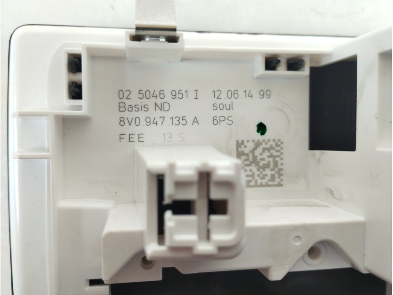 Recambio de luz interior para audi a3 (8v) ambiente referencia OEM IAM 8V0947135A  