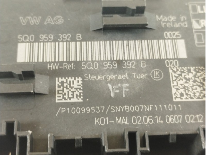 Recambio de modulo electronico para audi a3 (8v) ambiente referencia OEM IAM 5Q0959392B  