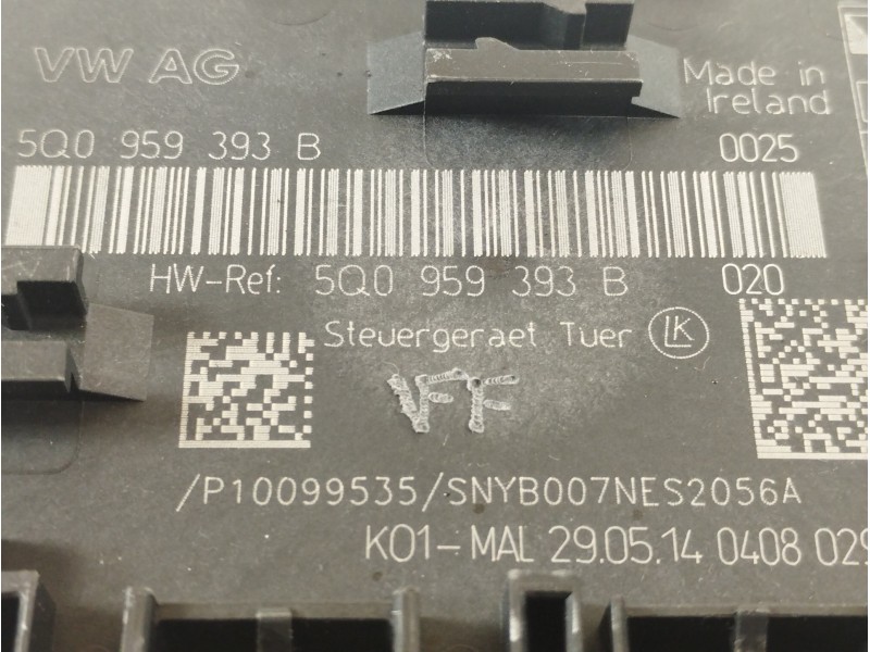 Recambio de modulo electronico para audi a3 (8v) ambiente referencia OEM IAM 5Q0959393B  