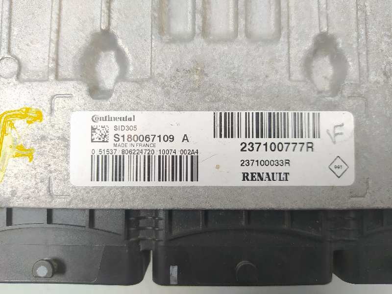 Recambio de centralita motor uce para renault fluence referencia OEM IAM 237100777R 237100033R S180067109A