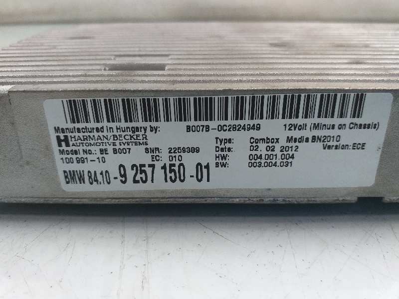 Recambio de modulo electronico para bmw serie 3 lim. (f30) 320d referencia OEM IAM 8410925715001  