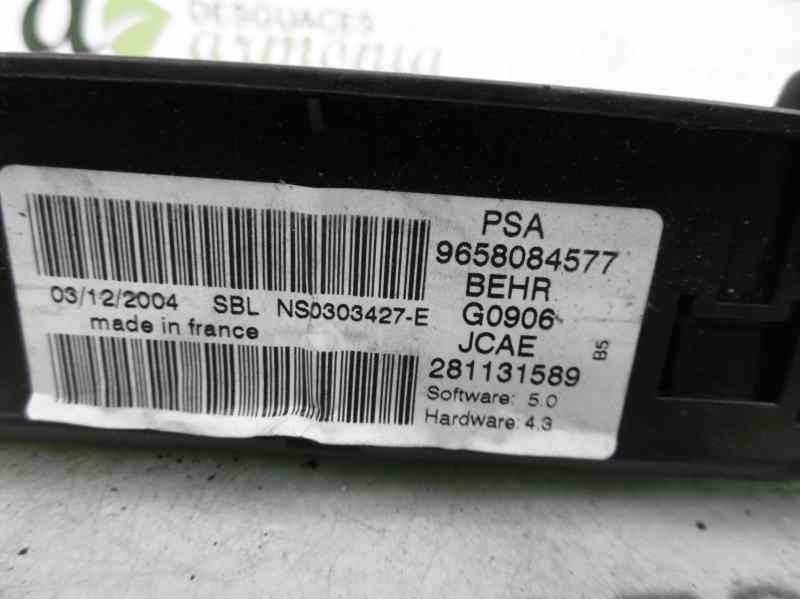 Recambio de mando climatizador para citroën c4 coupe vts referencia OEM IAM 9658084577 281131589 