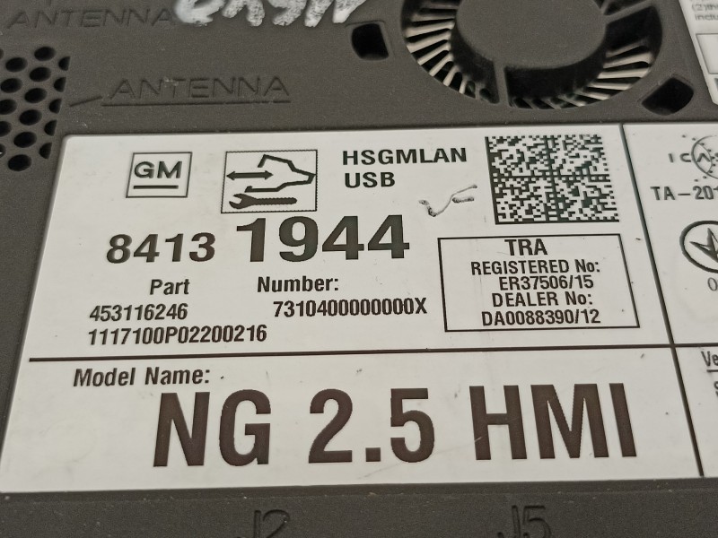 Recambio de sistema navegacion gps para opel insignia grand sport business referencia OEM IAM 84131944  