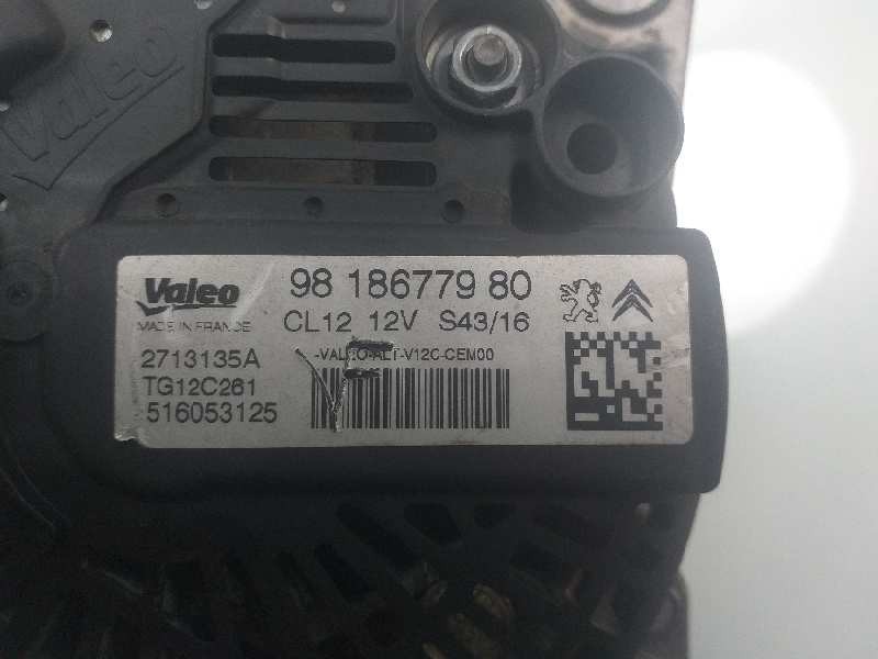 Recambio de alternador para peugeot 2008 (--.2013) allure referencia OEM IAM 9818677980  