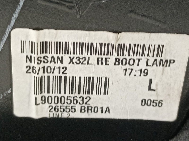 Recambio de piloto trasero izquierdo para nissan qashqai (j10) acenta referencia OEM IAM L90005632  