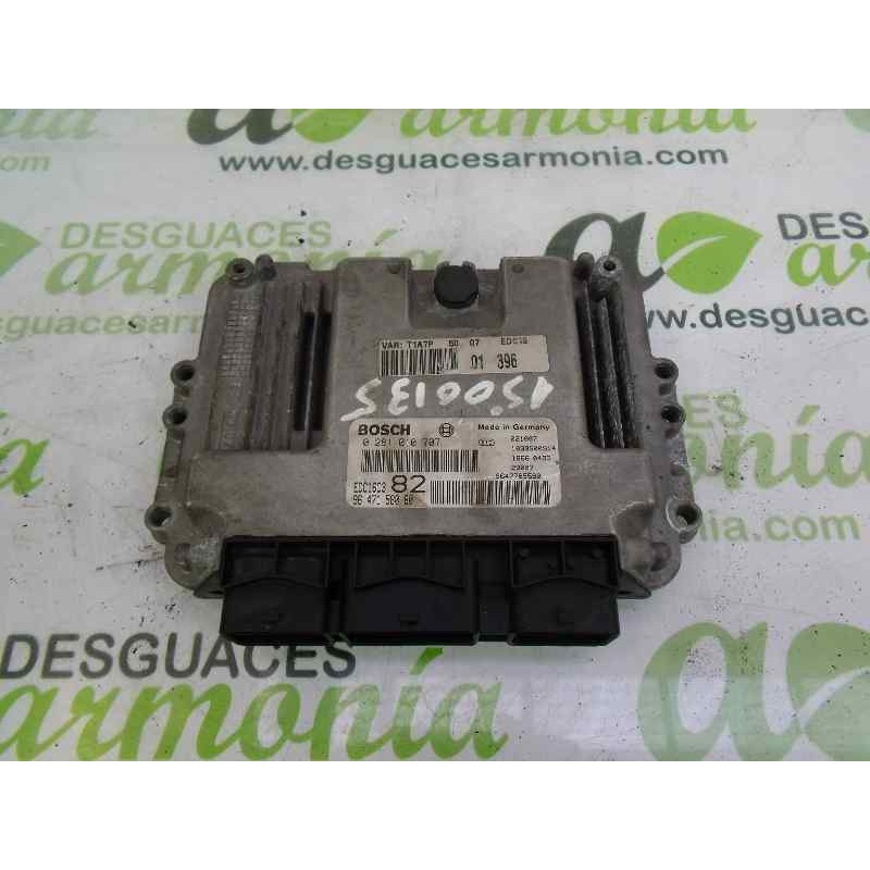 Recambio de centralita motor uce para peugeot 206 berlina x-line referencia OEM IAM 9647158080 0281010707 