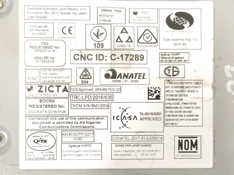 Recambio de sistema navegacion gps para citroën ds4 desire referencia OEM IAM 9821908880  
