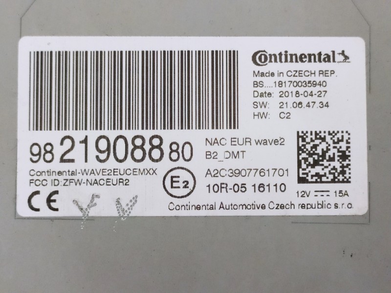 Recambio de sistema navegacion gps para citroën ds4 desire referencia OEM IAM 9821908880  