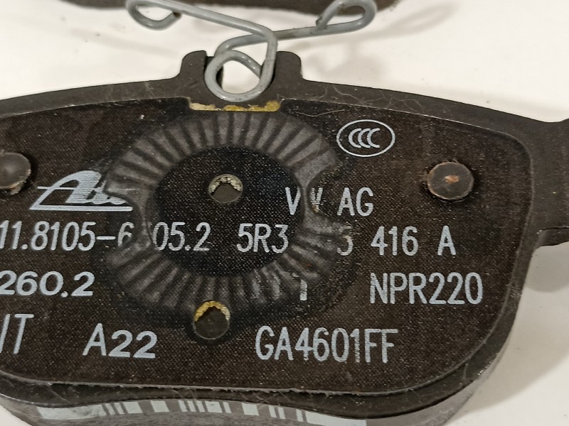 Recambio de disco freno trasero para skoda octavia combi (5e5) ambition referencia OEM IAM 5Q0615601B 5R3415A 