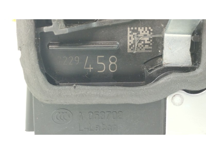 Recambio de cerradura puerta delantera derecha para bmw serie 1 berlina (e81/e87) 116d referencia OEM IAM 7229458  