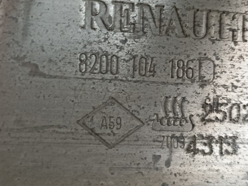 Recambio de refuerzo paragolpes delantero para renault modus confort dynamique referencia OEM IAM 9200104181E 8200124595 8200104