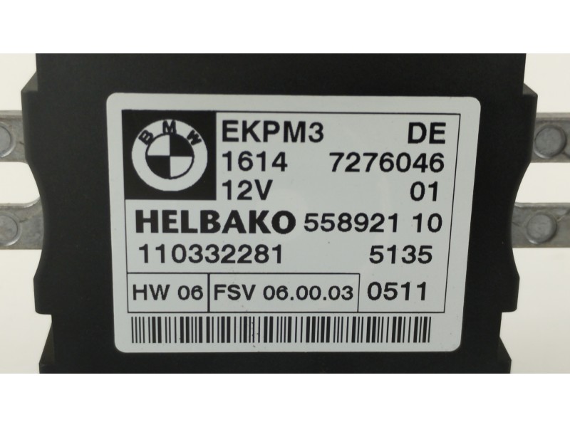 Recambio de modulo electronico para bmw serie 1 berlina (e81/e87) 116d referencia OEM IAM 16147276046 558921 110332281