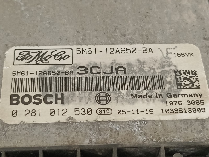 Recambio de centralita motor uce para mazda 3 berlina (bk) 1.6 crdt active referencia OEM IAM 5M6112A650BA 0281012530 