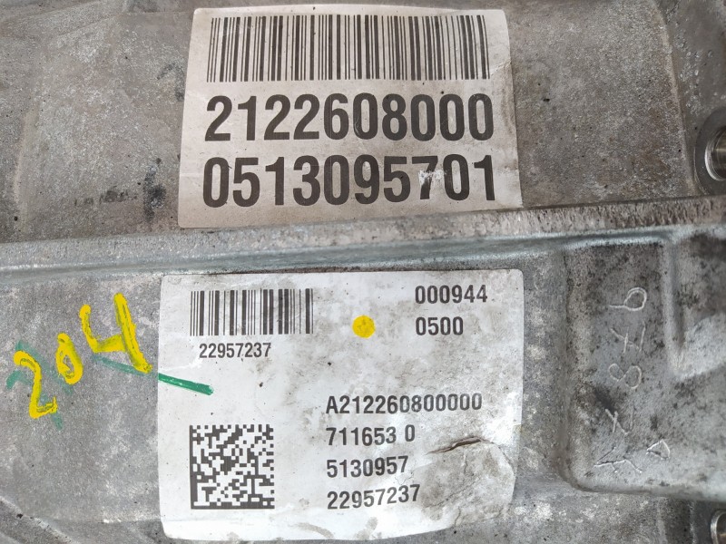 Recambio de caja cambios para mercedes-benz clase c (w204) lim. c 180 cdi blueefficiency (204.000) referencia OEM IAM 2122608000