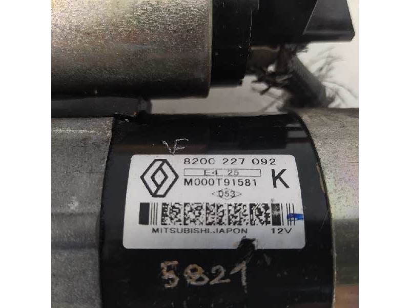 Recambio de motor arranque para renault scenic ii authentique referencia OEM IAM 820C227092 M000T91581 