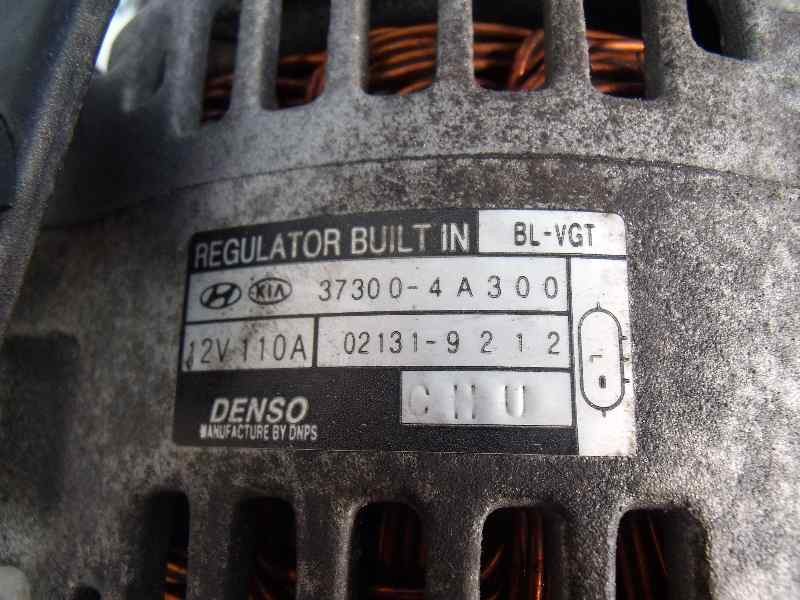 Recambio de alternador para kia sorento 2.5 crdi active referencia OEM IAM 373004A300  