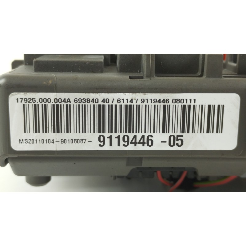 Recambio de caja reles / fusibles para bmw serie 1 berlina (e81/e87) 116d referencia OEM IAM 9119446 61149119446 17925000004A