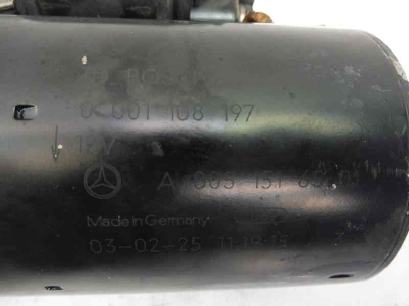 Recambio de motor arranque para mercedes-benz clase clk (w209) coupe 320 (209.365) referencia OEM IAM A0051516501 0001108197 