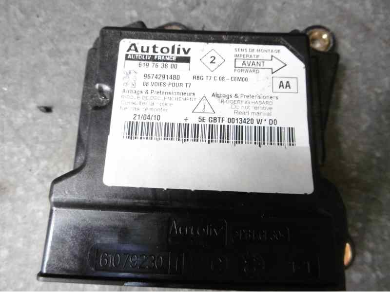 Recambio de kit airbag para peugeot 308 sport referencia OEM IAM 96810154ZD 9674291480 