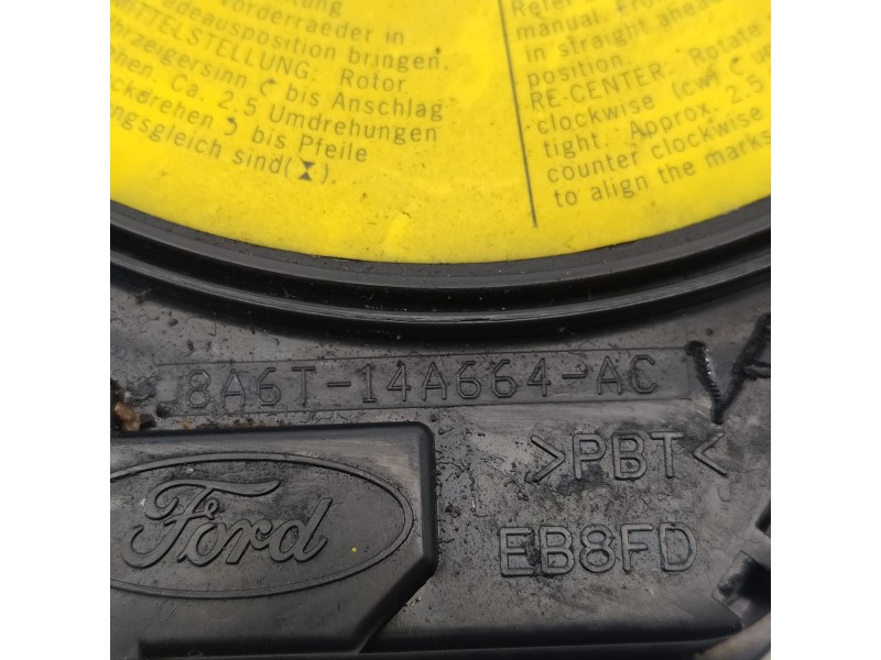 Recambio de anillo airbag para ford fiesta (cb1) ambiente referencia OEM IAM 8A6T14A664AC  