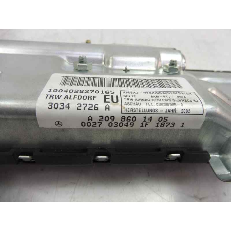 Recambio de airbag lateral delantero derecho para mercedes-benz clase clk (w209) coupe 320 (209.365) referencia OEM IAM A2098601