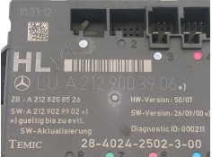 Recambio de modulo confort para mercedes-benz clase c (w204) lim. c 180 cdi blueefficiency (204.000) referencia OEM IAM A2129003 2