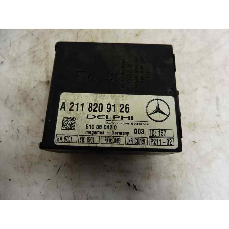 Recambio de centralita inmovilizador para mercedes-benz clase clk (w209) coupe 320 (209.365) referencia OEM IAM 2118209126 51008
