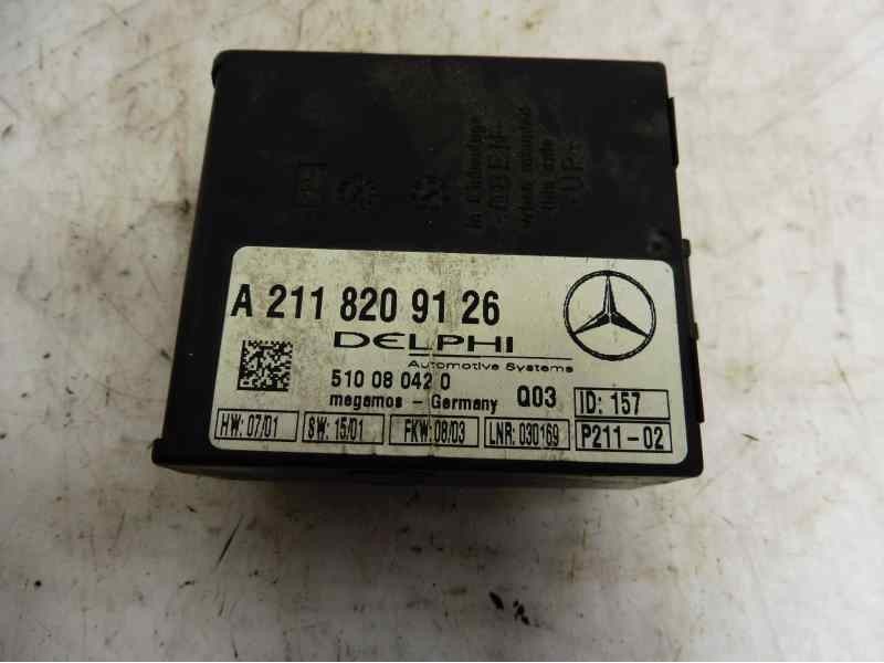 Recambio de centralita inmovilizador para mercedes-benz clase clk (w209) coupe 320 (209.365) referencia OEM IAM 2118209126 51008