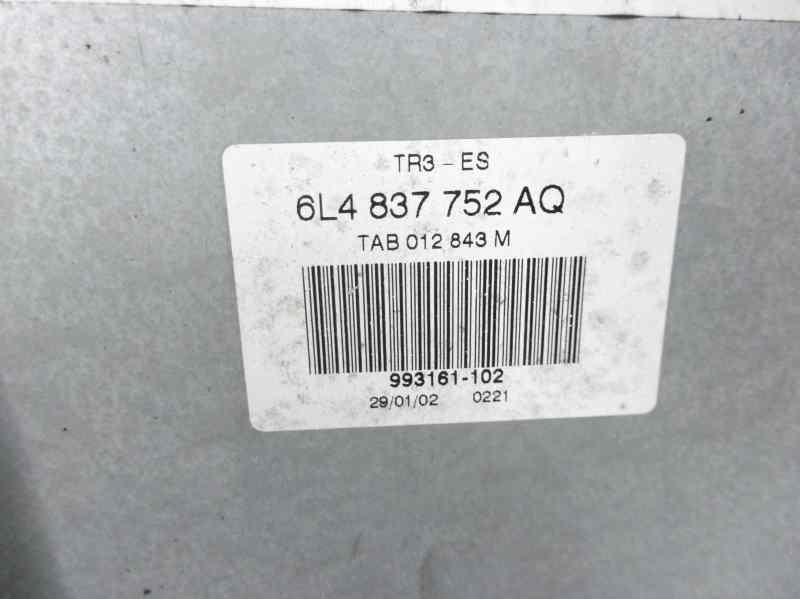 Recambio de elevalunas delantero derecho para seat ibiza (6l1) stella referencia OEM IAM 6L4837752AQ 6Q2959801A 