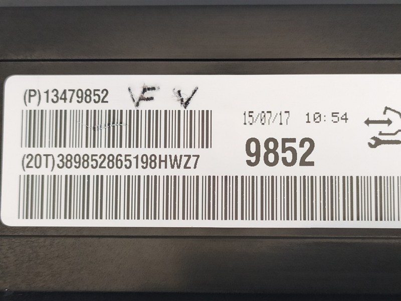 Recambio de centralita aire acondicionado para opel adam glam ecoflex referencia OEM IAM 13479852  