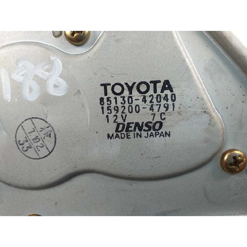 Recambio de motor limpia trasero para toyota rav 4 (a2) 1.8 luna referencia OEM IAM 8513042040 1592004791 