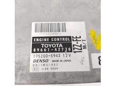 Recambio de centralita motor uce para toyota rav 4 (a2) 1.8 luna referencia OEM IAM 8966142730 1752005943  2