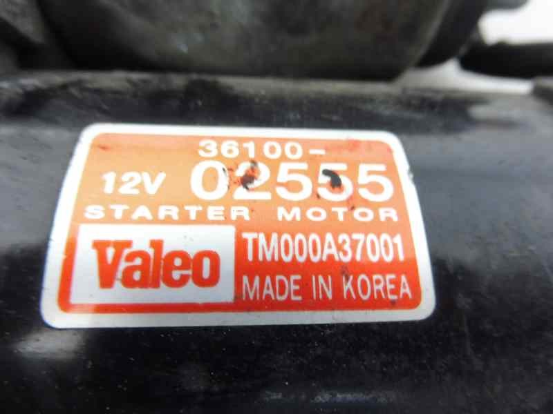 Recambio de motor arranque para kia picanto 1.0 lx referencia OEM IAM 3610002555 TM000A37001 
