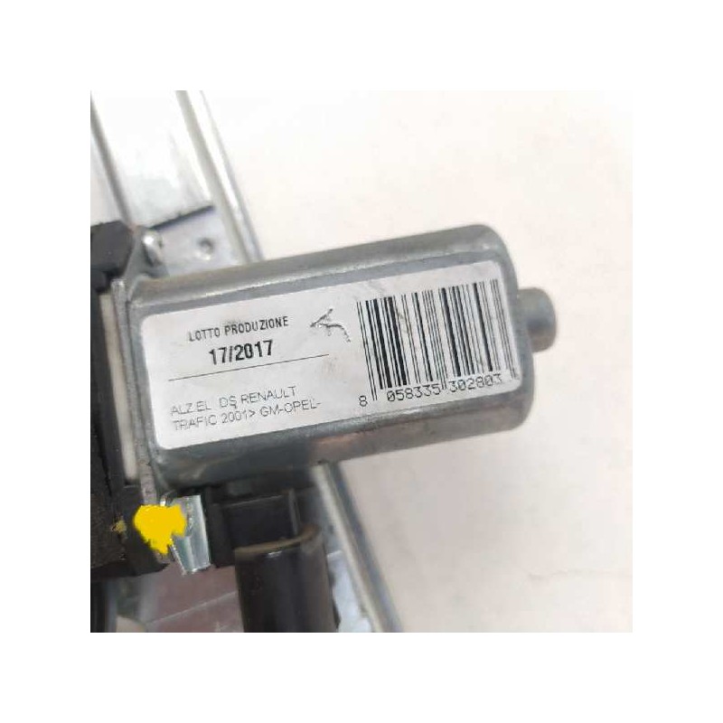 Recambio de elevalunas delantero derecho para renault trafic caja cerrada (ab 4.01) doble cabina l1h1 2,7t referencia OEM IAM   