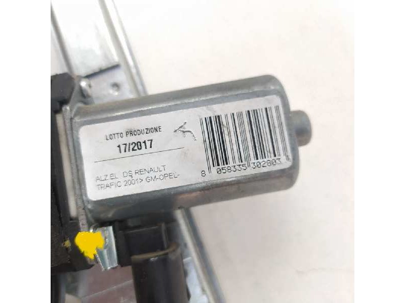 Recambio de elevalunas delantero derecho para renault trafic caja cerrada (ab 4.01) doble cabina l1h1 2,7t referencia OEM IAM   